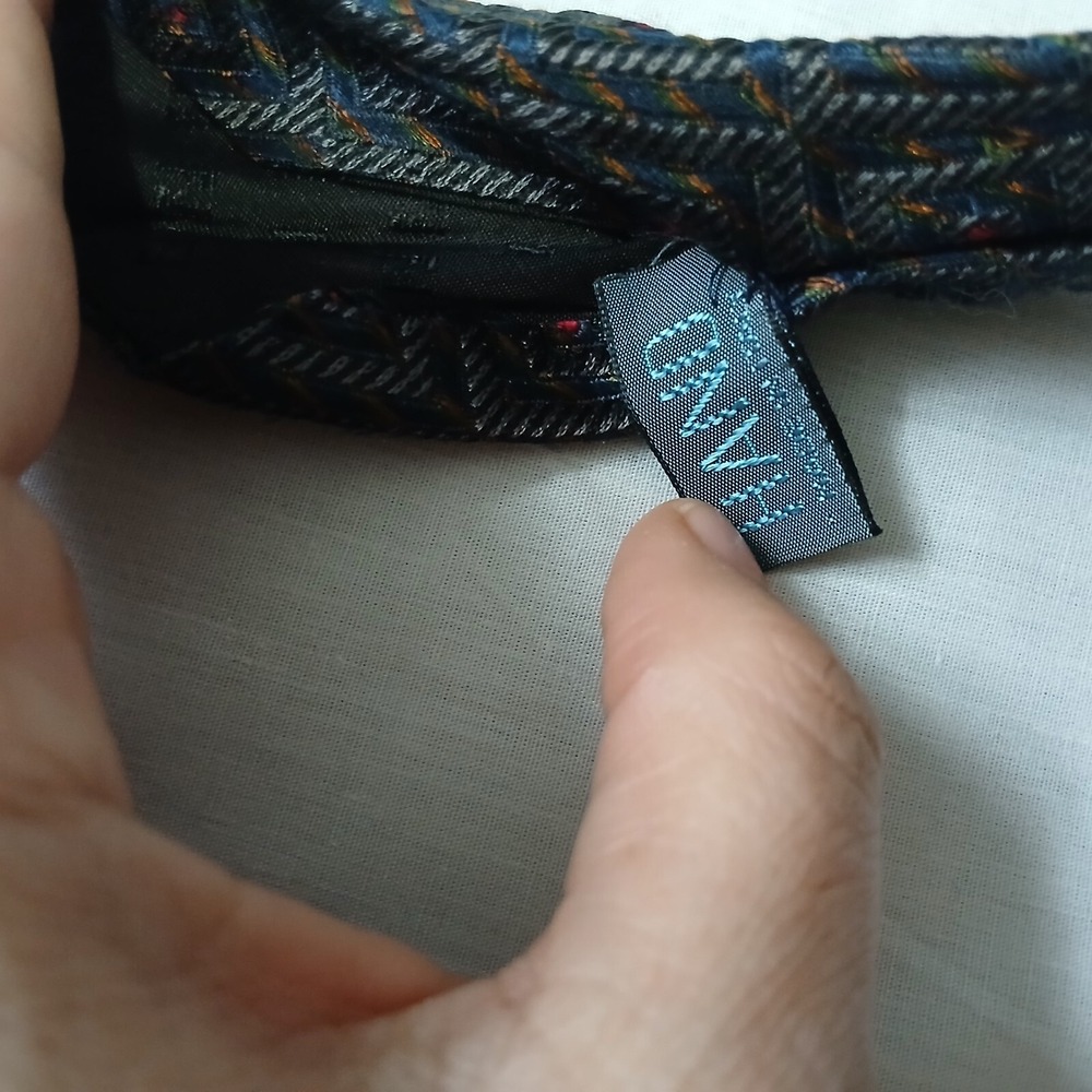 Vintage‎ 1990s Fendi Roma Tie 100%Silk Pre-0wned - Picture 9 of 11